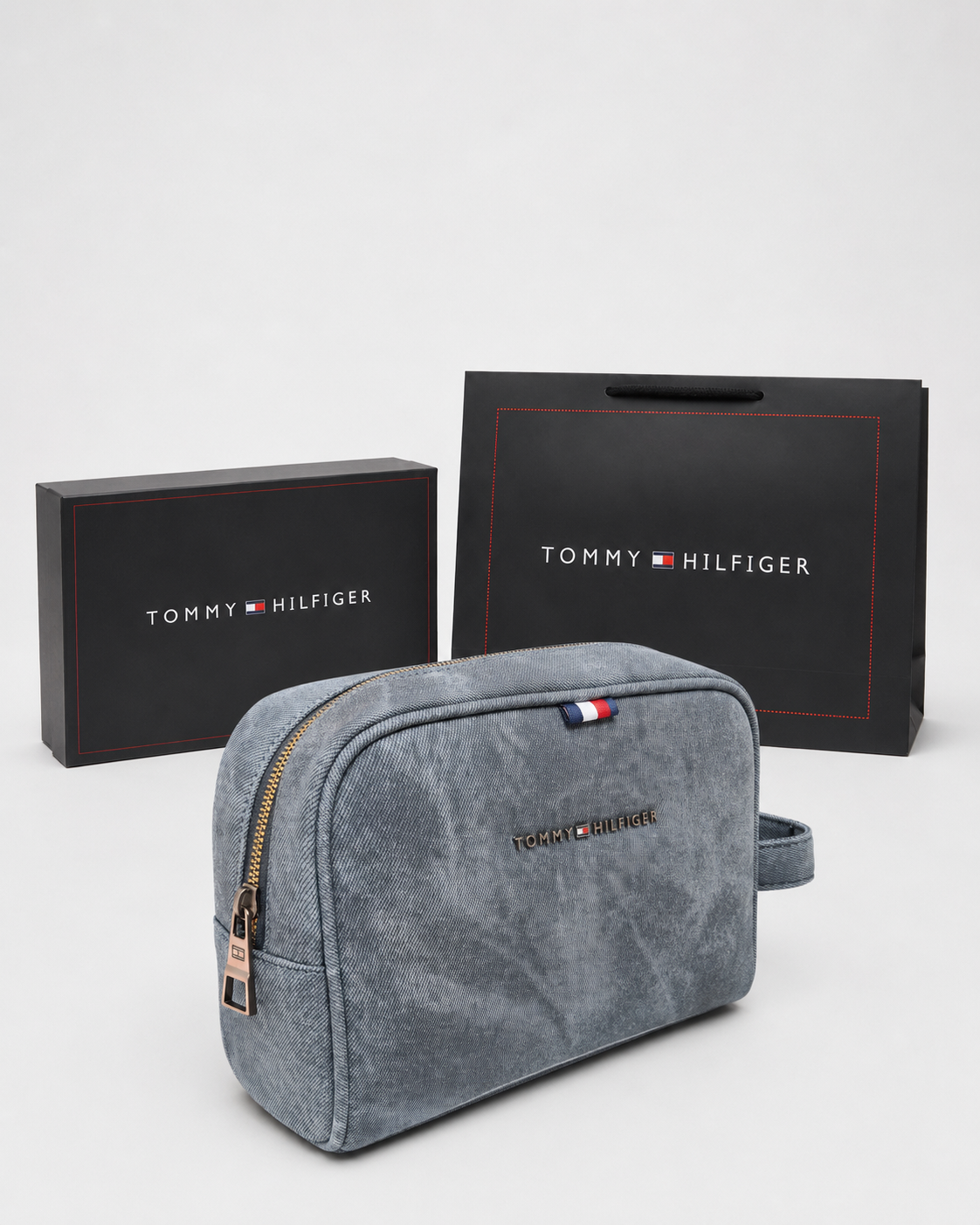 Washed Denim — Grey - with box