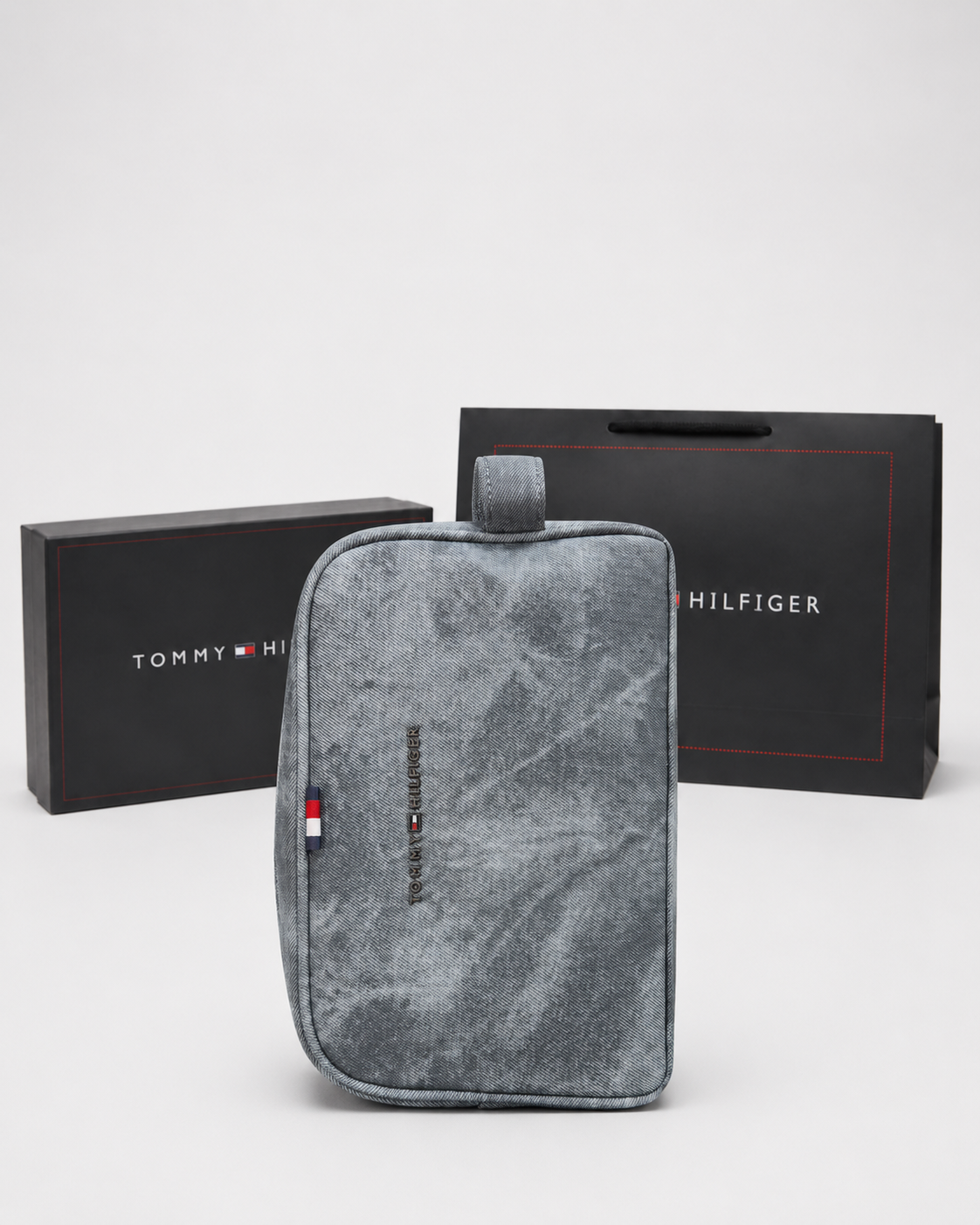Washed Denim — Grey - with box