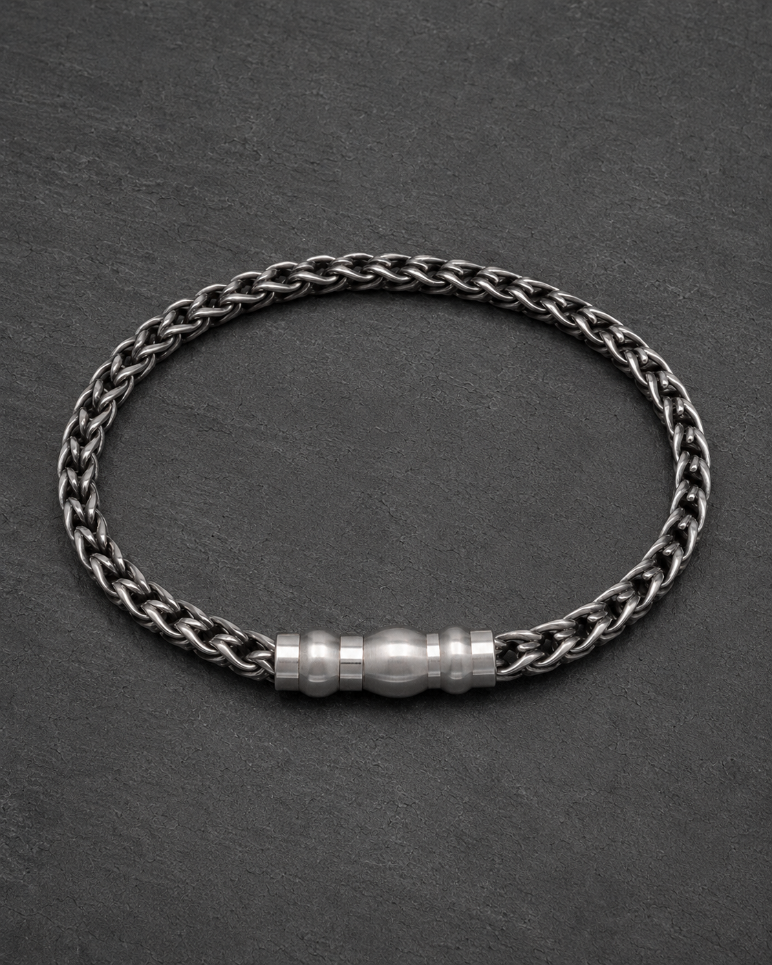Curb chain bracelet styled