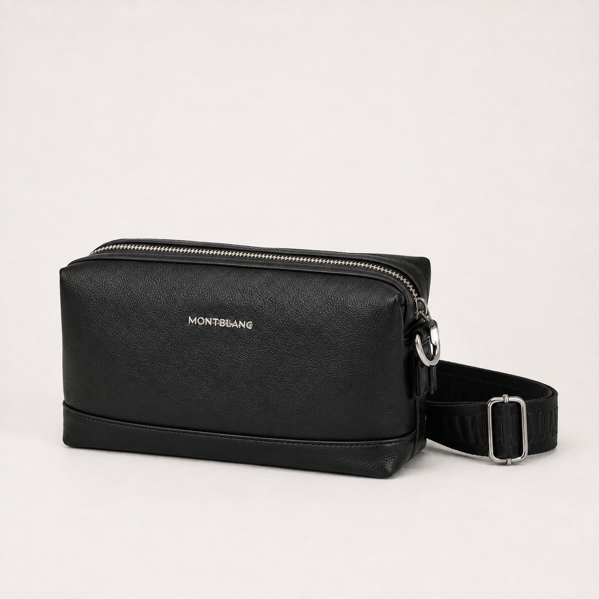 Montblanc Textured Crossbody Bag – Black