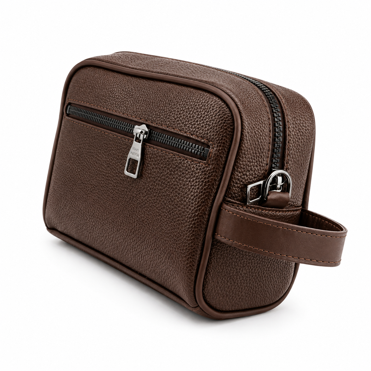 Louis Vuitton Men's Brown Monogram Embossed Leather Crossbody Bag