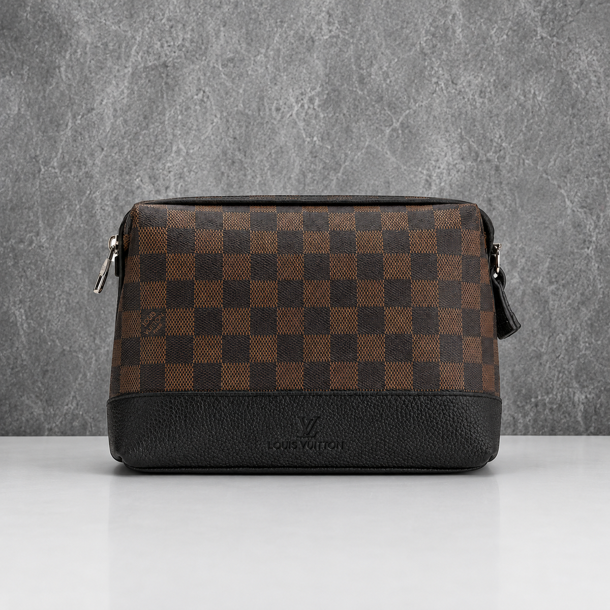 Louis Vuitton Men's Brown & Black Damier Ebene Canvas Toiletry Bag