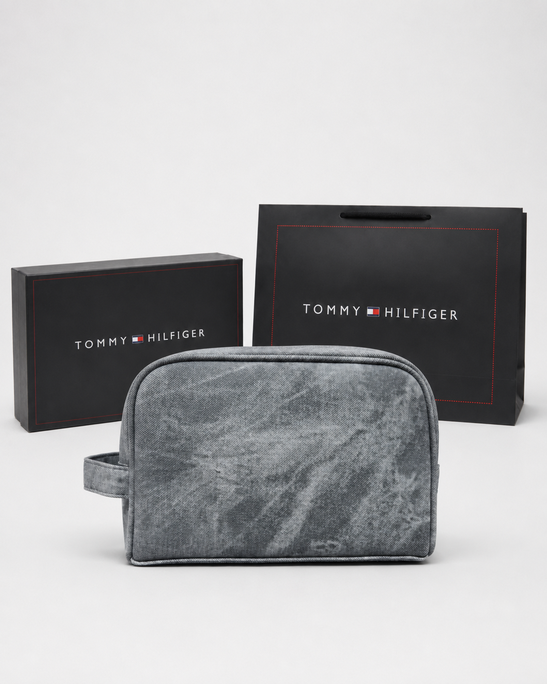 Washed Denim — Grey - with box