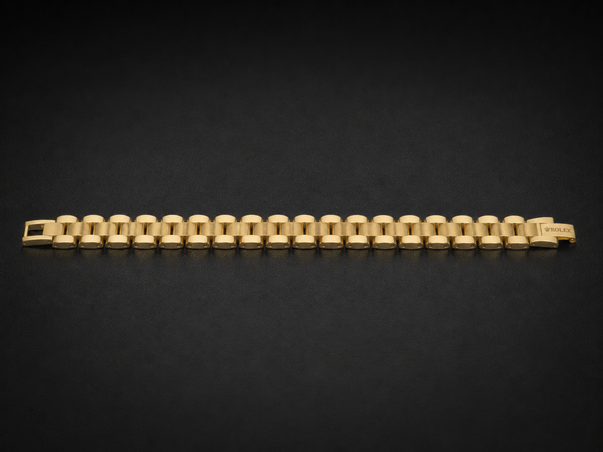 Rolex Three-Row Link Bracelet – Gold