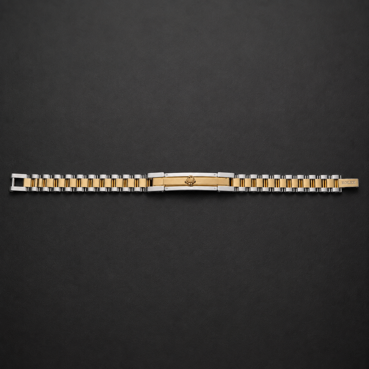 Rolex Two-Tone ID Link Bracelet – Silver & Gold
